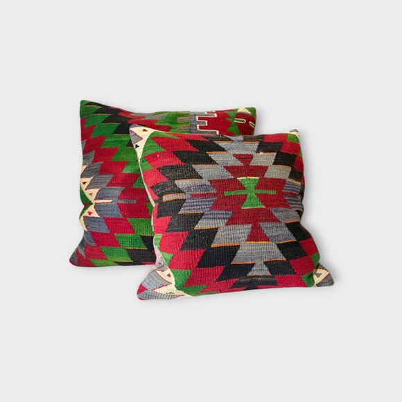 Handmade Kilim pillow cover, Morocco - Picture 4 of 4